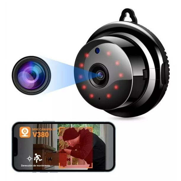 Mini Cámara Ip Smart Wifi Visión Nocturna 2mp 1080p-mini cámara wifi wifi multifunción - inalámbrica - cámara de seguridad-alarma de movimiento inteligente