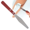 thumbnail image 3 of Applicator Stainless Steel Wax Spatulas Wooden Handle Waxing Facial  Applicator Sticks, 3 of 7