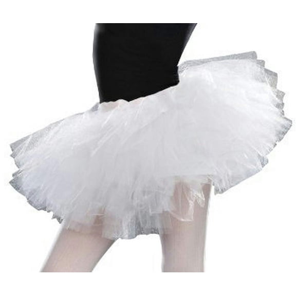 White Tulle Junior's S/M 5-7 Costume Tutu Petticoat