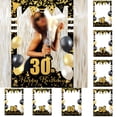 thumbnail image 2 of Black Gold Glitter 30th 40th 50th Birthday Party Photo Booth Props Photo Frame 18 21 30 40 50 Years Old Birthday Party Supplies (50 years Old), 2 of 6