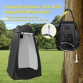 thumbnail image 2 of Portable Camping Privacy Tent with  Shower Bag, Outdoor Bathroom Kit for Hiking, 2 of 7