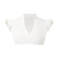 thumbnail image 1 of GDREDA Lingerie de Mariage Allemagne Oktoberfest Robe Dirndl Vintage pour Femmes Robe à Manches Courtes Robe de Scène Débardeur Gilet Hauts Vert,TG, 1 of 4