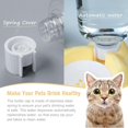 thumbnail image 4 of Set de cuencos para comida y agua para mascotas con dispensador de agua - Amarillo, 4 of 8