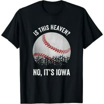 Is This Heaven No It's Iowa Vintage Baseball Corn Fields T-Shirt