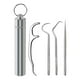 thumbnail image 2 of Fiudx Kit de Limpieza Dental, Palillo Portátil de Acero Inoxidable, Incluye Caja de Almacenamiento Personalizada, Diseño Totalmente Pulido para Mayor Comodidad, Ideal para Viajes Diarios, Ideal para, 2 of 6