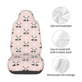 thumbnail image 4 of Yiaed Cute Panda Print Car Seat Covers,Universal Auto Seats Protector Fits for Car,SUV Sedan,Truck,Automotive Seat Covers & Accessories, 4 of 5