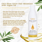 GiGi Slow Grow Hair Inhibitor Lotion, Hair Growth Minimizer with Argan Oil for After Wax Care, 8 oz