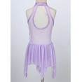 thumbnail image 6 of iEFiEL Kids Girls Sleeveless Sequins Leotard Dress for Lyrical Modern Contemporary Ballroom Dance, 6 of 7