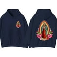 thumbnail image 4 of Our Lady of Guadalupe Hoodie – Virgin Mary Catholic Graphic Sweatshirt, Religious Unisex Pullover, Spiritual Gift for Men & Women, 4 of 6