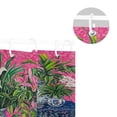 thumbnail image 5 of Yayeee Shower Curtain with Hooks 72"x72" Waterproof Fabric Bathroom Hanging Decor, White Vibrant Flowers, 5 of 5