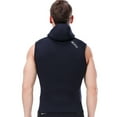 thumbnail image 4 of Hooded Vest Mens Diving Wetsuit 3mm Neoprene Top with Hood or Bottoms Sleeveless Diving Surfing Swimming Sailing, 4 of 8