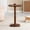 Walnut, variant on MH London Cooper Solid Mango Wood Accent Side Table, Pedestal End Drink Table, 15 x 12 x 22 in, Mid Tone Honey