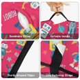 thumbnail image 6 of Robot and Rockets Red Pattern Teens Toddler Nap Mat with Pillow, Sleeping Mat Bag for Preschool Daycare 59"x22", 6 of 6