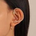 thumbnail image 1 of par Punk Vintage serpiente oreja puños Piercing oreja brazalete pendientes trepador oreja, 1 of 5