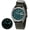 Green Canvas, variant on Titanium Watch for Men, Sport Military Quartz Watches with Nylon Strap, Super Luminous, 10ATM Waterproof, Fashion Field Men's Wristwatch, Green