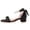 A-Black153, variant on JAJAHO Girls Floral Princess Dress Shoes Low Heel Sandals Open Toe Hook And Loop Party Wedding Footwear For Little/Big Kids Versatile Shoes