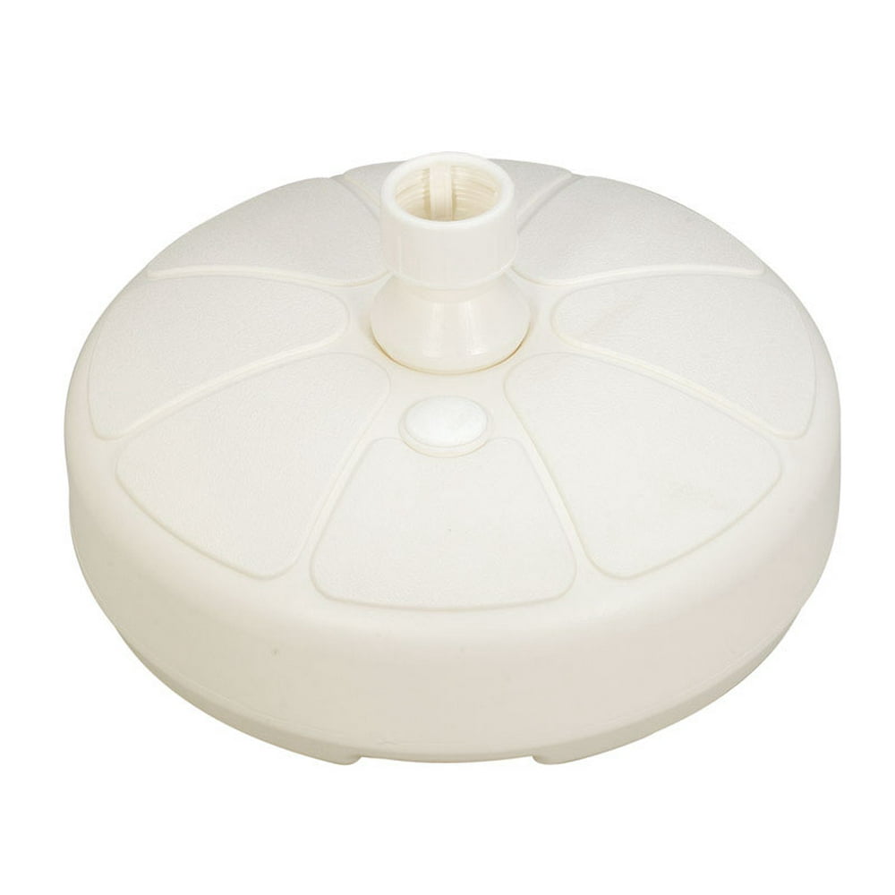 Adams White Resin Umbrella Base 15 in. L x 15 in. W x 8.5 in. H