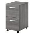 thumbnail image 1 of Scranton & Co Furniture 2 Drawer Mobile File Cabinet in Platinum Gray, 1 of 7