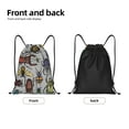 thumbnail image 5 of Kdxio Bright Insects Print Drawstring Backpack Bag,Waterproof Draw String Back Sack, Gym Drawstring Bags Swim Bag For Unisex, 5 of 9