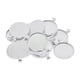 thumbnail image 3 of 10 piezas de metal plateado bandejas colgantes espacios en gema bisel espacios en colgantes cabujón bisel configuración bandeja perfecl Bandejas colgantes en blanco de aleación, 3 of 7