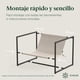 thumbnail image 5 of Silla de Metal Zinus Aidan con Cojines de Memory Foam Color Beige, 5 of 7
