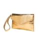 thumbnail image 2 of Bolso de mano CuteClear con sobre para mujer piel sintética bolso de noche con pulsera y correa de cadena Oro, 2 of 5