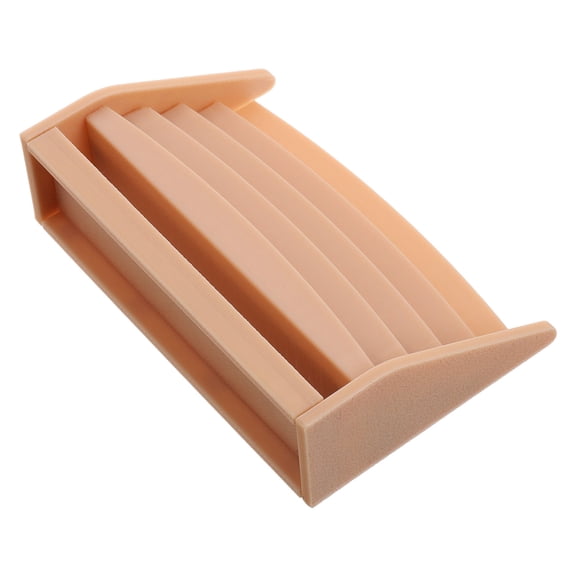 Hemoton Miniature Display Shelf For Dollhouse Furniture Bookcase Mini Tiny Doll House Magazine Holder Stand Rack For Books And Trinkets Home Decor