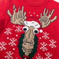 thumbnail image 4 of Lovebay 1-6T Kids Boys Girls Ugly Christmas Sweater Crewneck Pullover Xmas Tops - Red Raunchy Reindeer, 4 of 8