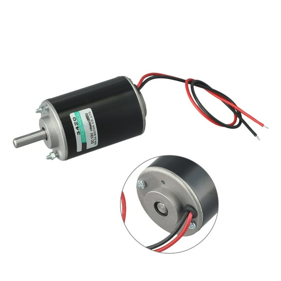 Xd-3420 Short Shaft Brushed Dc Motor 12V-3500 Rpm/ 24V-7000 Rpm Permanent Magnet Motor For Generators Marshmallow Machines