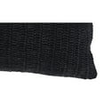 thumbnail image 4 of Rosie 14 x 26 Lumbar Accent Throw Pillow Hand Knitted Designs Black Linen- Saltoro Sherpi, 4 of 5