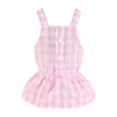 thumbnail image 1 of Pet Dress Plaid Pattern - Sleeveless - Friendly to Skin - Easy-wearing - Decorative Polyester Suspenders Dress - Pet Garment, 1 of 8