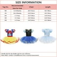 thumbnail image 4 of MAVLLY Toddler Girls Princess Ballerina Tutu Dress Frozen Anna Costume Fancy Dress Up Clothes 2-6 Years, 4 of 4