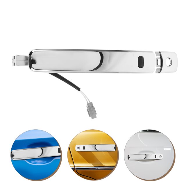 Houderco Manija Exterior Plateada Para Puerta Del Conductor Con Sensor Táctil Para Reemplazo