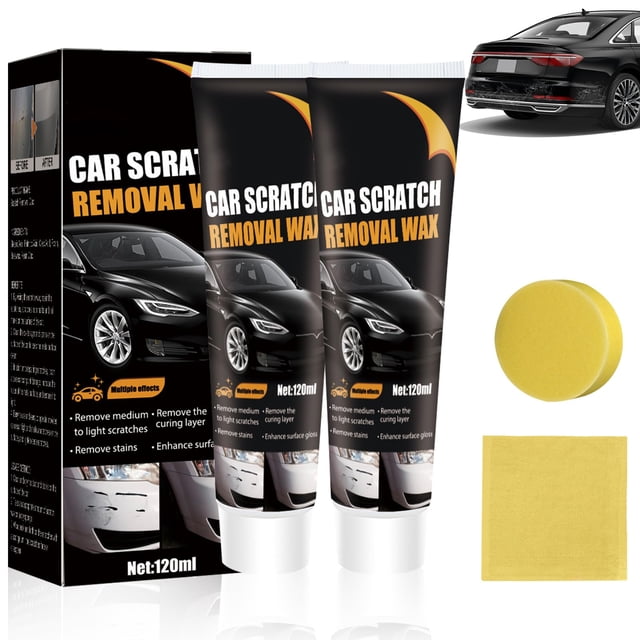 Kit reparador de rayones para pintura de auto FunApricity 2 x 120 ml