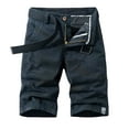thumbnail image 2 of Jophufed Fashion Men's Pants Pocket Zipper Resilience Leisure Time Tooling Short Pants, 2 of 3