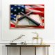 thumbnail image 4 of Kit completo de bordado de punto de cruz de 36x46cm, adornos estampados con cruz de bandera americana Likrtyny decoración de arte, 4 of 9