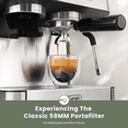thumbnail image 4 of Gevi 20-Bar Espresso Machine with Grinder and Milk Frother, Espresso and Latte Maker for Home, Silver, 4 of 9