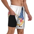 thumbnail image 2 of Balery Autumn Funny Gnomes Bañador para hombre, shorts de playa de secado rápido con entrepierna y forro de compresión-3X-Large, 2 of 6