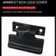 thumbnail image 4 of Upper Armrest Box Lock Cover Switch Snap MR532555 ABS Plastic Stable Performance Replacement for Mitsubishi Montero Black, 4 of 5