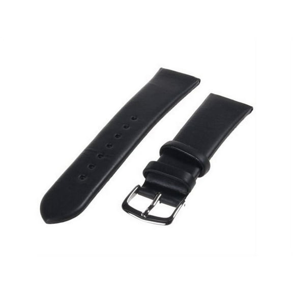 Hadley Roma 762402539822 Men's Black Oil-Tan Leather 20mm Watch Band