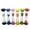 B, variant on Dserhfy 6 Pcs Sand Timer Colorful Hourglass Sandglass Sand Clock Timers Set for Brushing Children's Teeth Cooking Game School Office