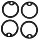 thumbnail image 5 of FOMIYES 4Ud Protectores Redondos De Silicona Para Dog Tags De Perro Que Reducen Ruido En Negro, 5 of 7