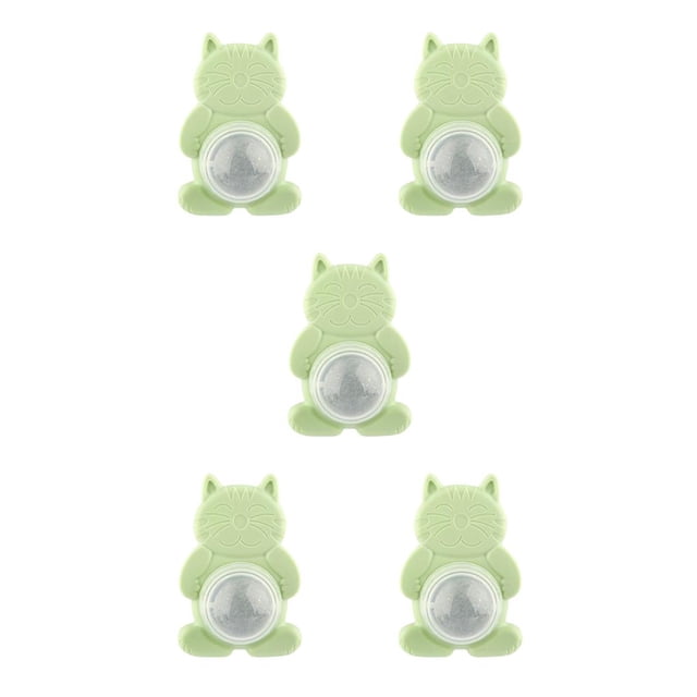 Greeniant gato artificial resistente a mordeduras juguete de larga duración molar realista juguete limpieza hueso ejercicio interactivo verde Type2 NO2