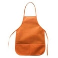 thumbnail image 2 of Yesbay Non-woven Fabric Pocket Apron Kitchen Painting DIY Art Class Cover Orange, 2 of 5