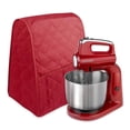thumbnail image 1 of Housse pour Batteur sur Socle, (Rouge) Housse Anti-Poussière avec Poches et Sac de Rangement pour Accessoires de Batteur sur Socle, Compatible avec KitchenAid, Sunbeam, Cuisinart, Hamilton, 1 of 3