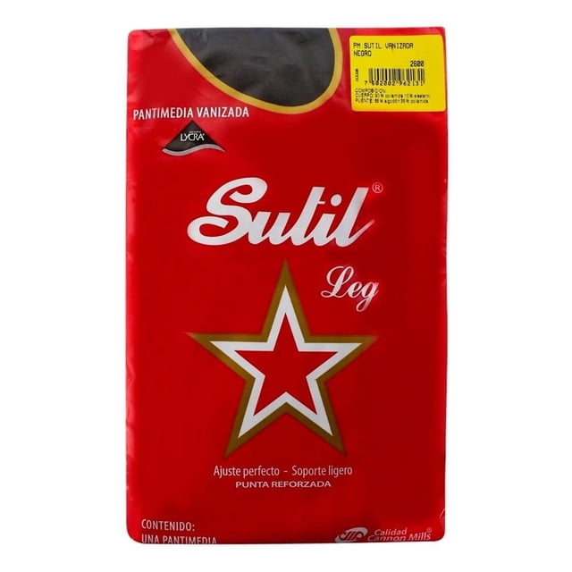Pantimedia Sutil Talla G Vanizada Negro