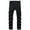 Black#, variant on MELDVDIB Mens Ripped Jeans Pant Baggy Zipper Button Elastic Waisted Straight Leg Pants Fashion Casual Solid Color Lounge Trousers with Pockets Black# M