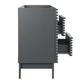 thumbnail image 3 of Modway Render 47" Plastic and Wood Bathroom Vanity Cabinet in Gray, 3 of 6