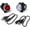 black & Red, variant on USB Rechargeable Bike Light Set LED Light 650mah 2 Light Mode Front Bike Lights for Night Riding Light Bike Lights Lights for A Bike Cycling Rear Light Bike Reflectors And Lights Airplane Stroller for