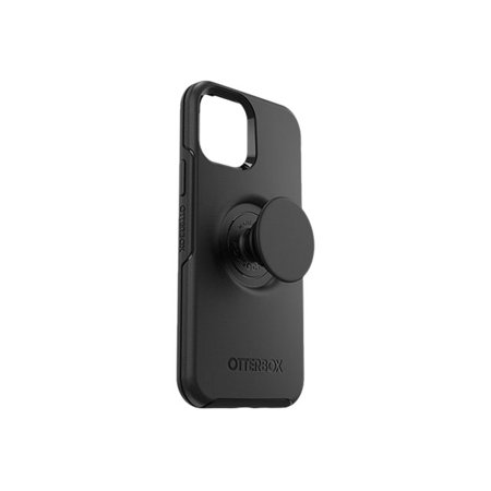 OtterBox - Otter + Pop Series for Apple® iPhone® 12 and iPhone 12 Pro - Black
